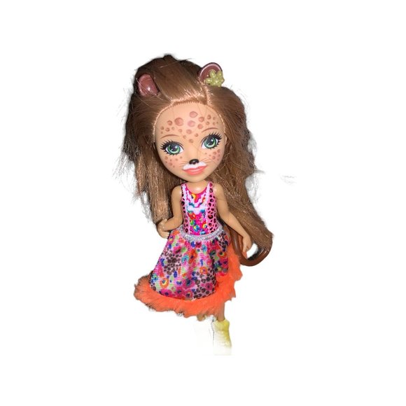 2 Enchantimals Dolls-  Bree Bunny & Cherish Cheetah - Picture 2 of 7